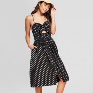 Midi Polka Dot Sweater, XS